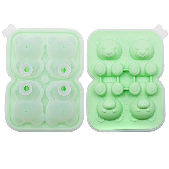 Bear Silicone Ice Tray