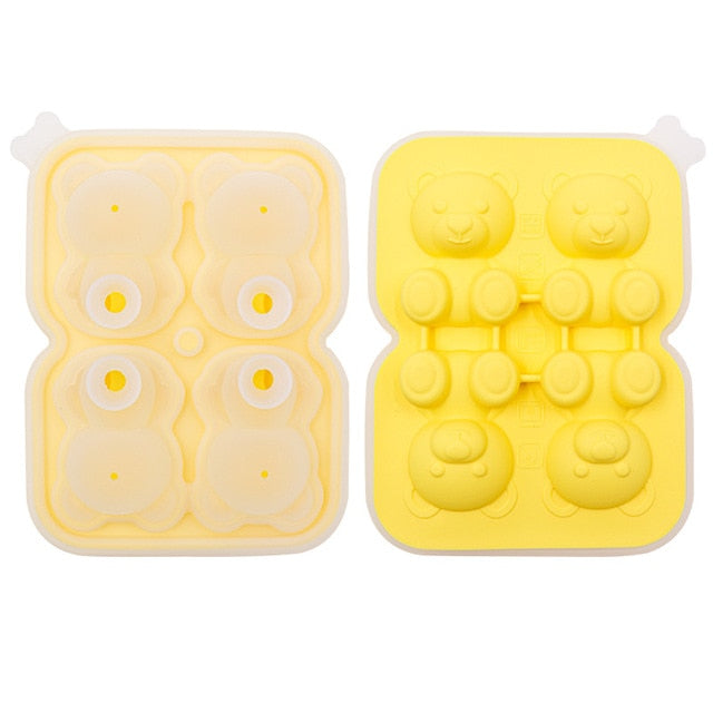 Bear Silicone Ice Tray