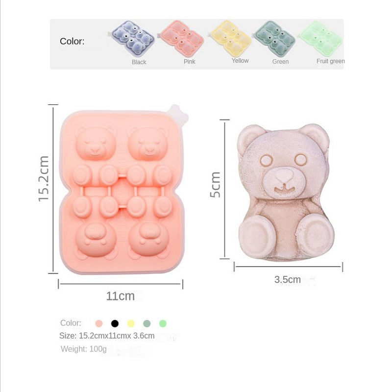 Bear Silicone Ice Tray