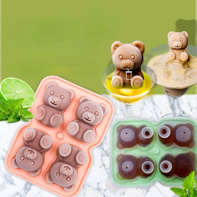 Bear Silicone Ice Tray